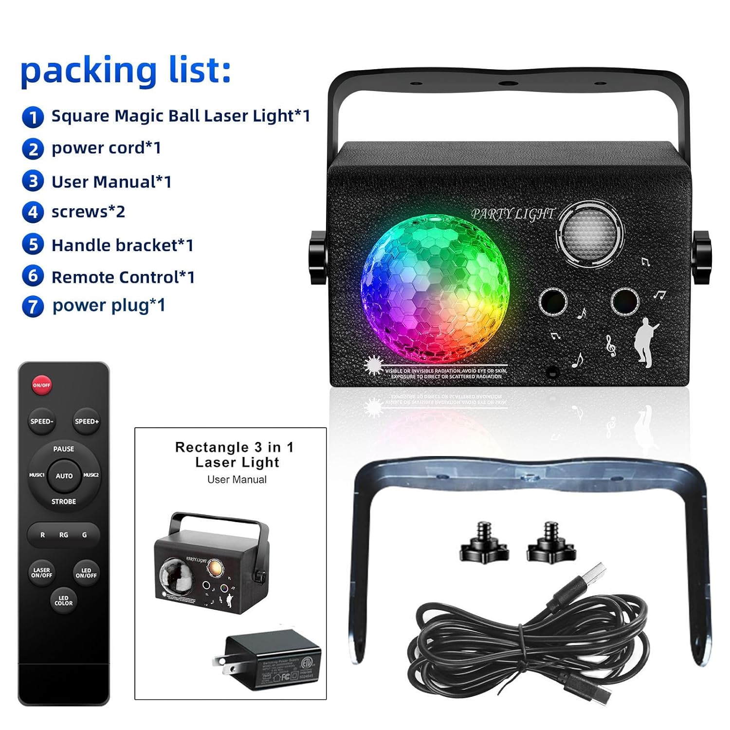 Proiector Party cu 4 Moduri, DJ Disco si Telecomanda pentru Home, Party si Evenimente