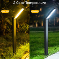 Lampa Solara LED pentru Gradina, 90 LED-uri, 3 Moduri Iluminare, Protectie IP65, Inaltime 83 cm, Culoare Negru - imagine 10