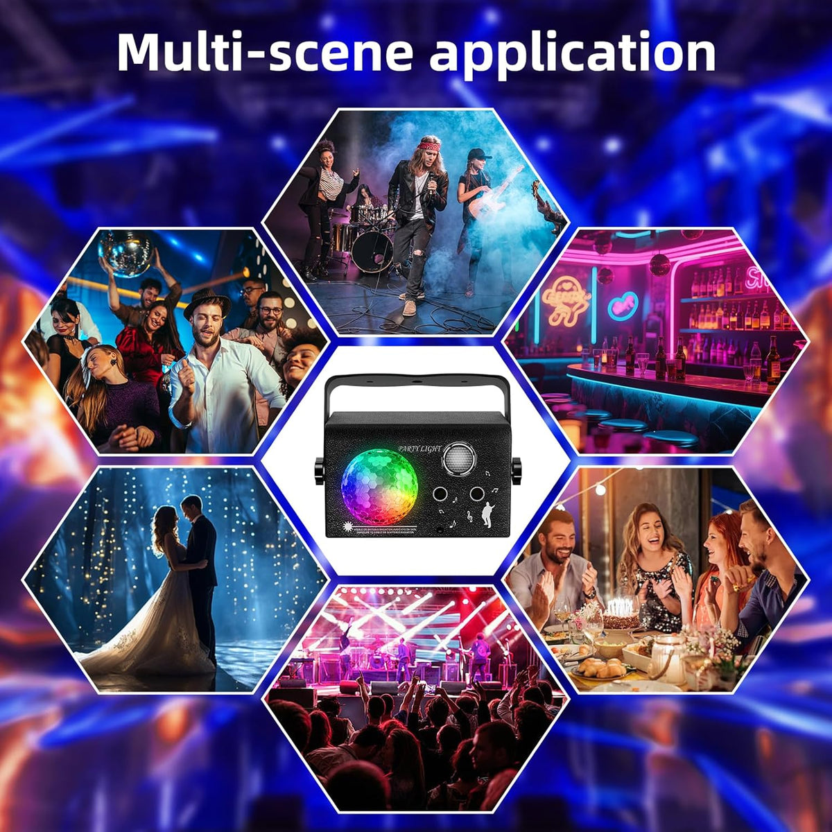 Proiector Party cu 4 Moduri, DJ Disco si Telecomanda pentru Home, Party si Evenimente