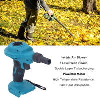 Suflanta portabila cu functie de aspirare, 2 acumulatori 24V, 500W, 200m/s - imagine 11