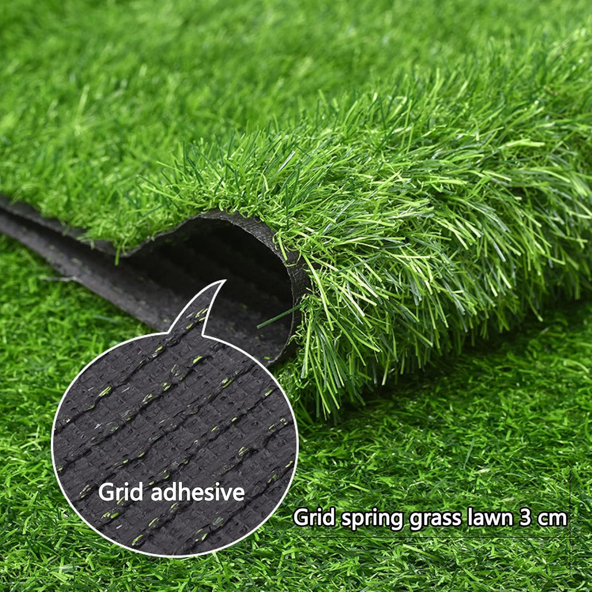 Gazon artificial decorativ – verde natural, drenaj rapid, rezistent UV si foc