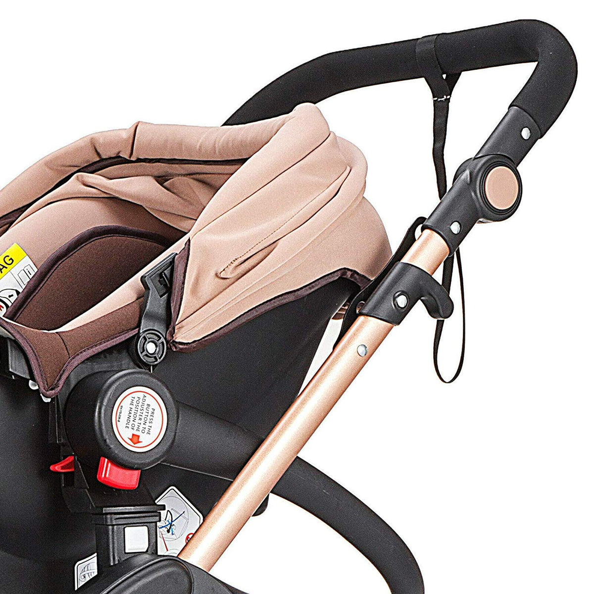 Carucior Bebelusi 2 in 1 Pliabil, Transformabil Landou-Sport, cu Suspensii, Cos Depozitare, 0-36 Luni