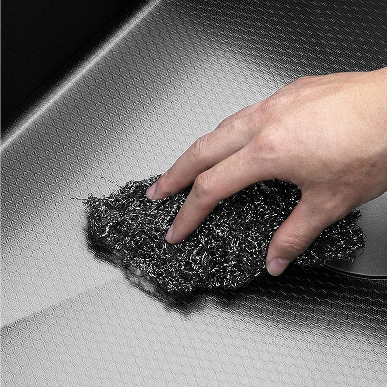 Chiuveta multifunctionala cu 2 cascade cu accesorii incluse, afisaj digital a temperaturii si robinet cascada, culoare negru grafit