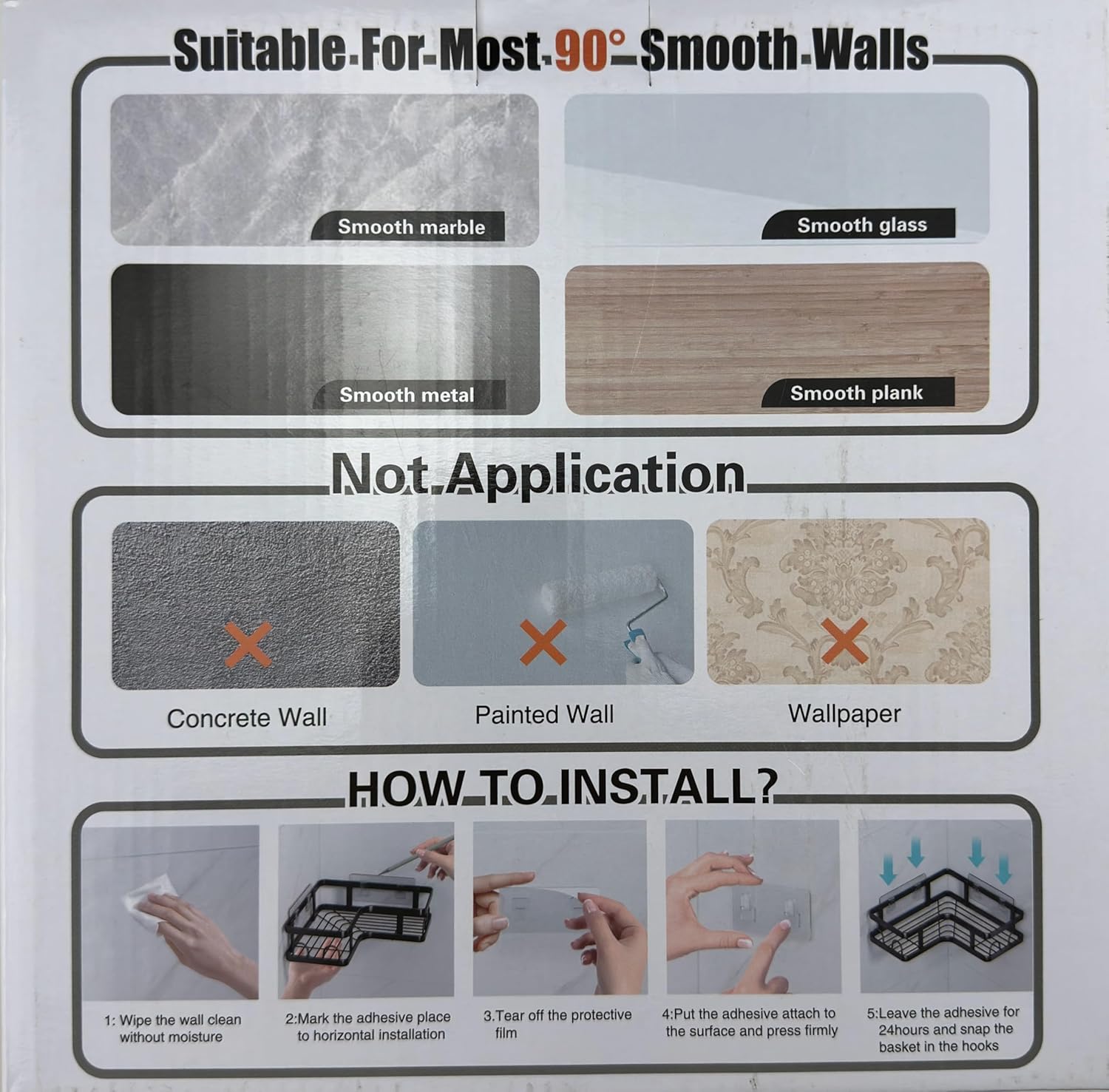 Set 2 rafturi de colt pentru baie sau bucatarie,5 piese, cu suport pentru periuta si pasta de dinti