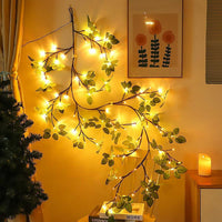 Ghirlanda luminoasa decorativa cu ramuri flexibile – 1.6 m, 72 LED-uri, telecomanda si alimentare USB - imagine 10