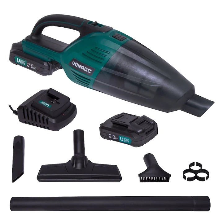 Aspirator de mana Leihmann S2 VC503DC rezervor 500ml nivel sunet 76dB 2 acumulatori 48V si un incarcator rapid incluse