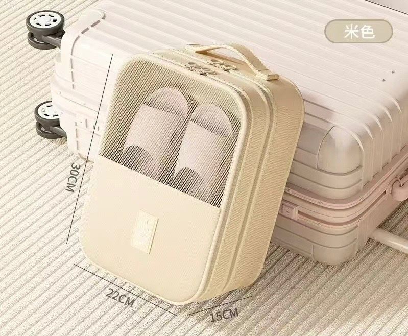 Geantă Organizatoare de Călătorie pentru Încălțăminte – 3 Compartimente, Material Impermeabil