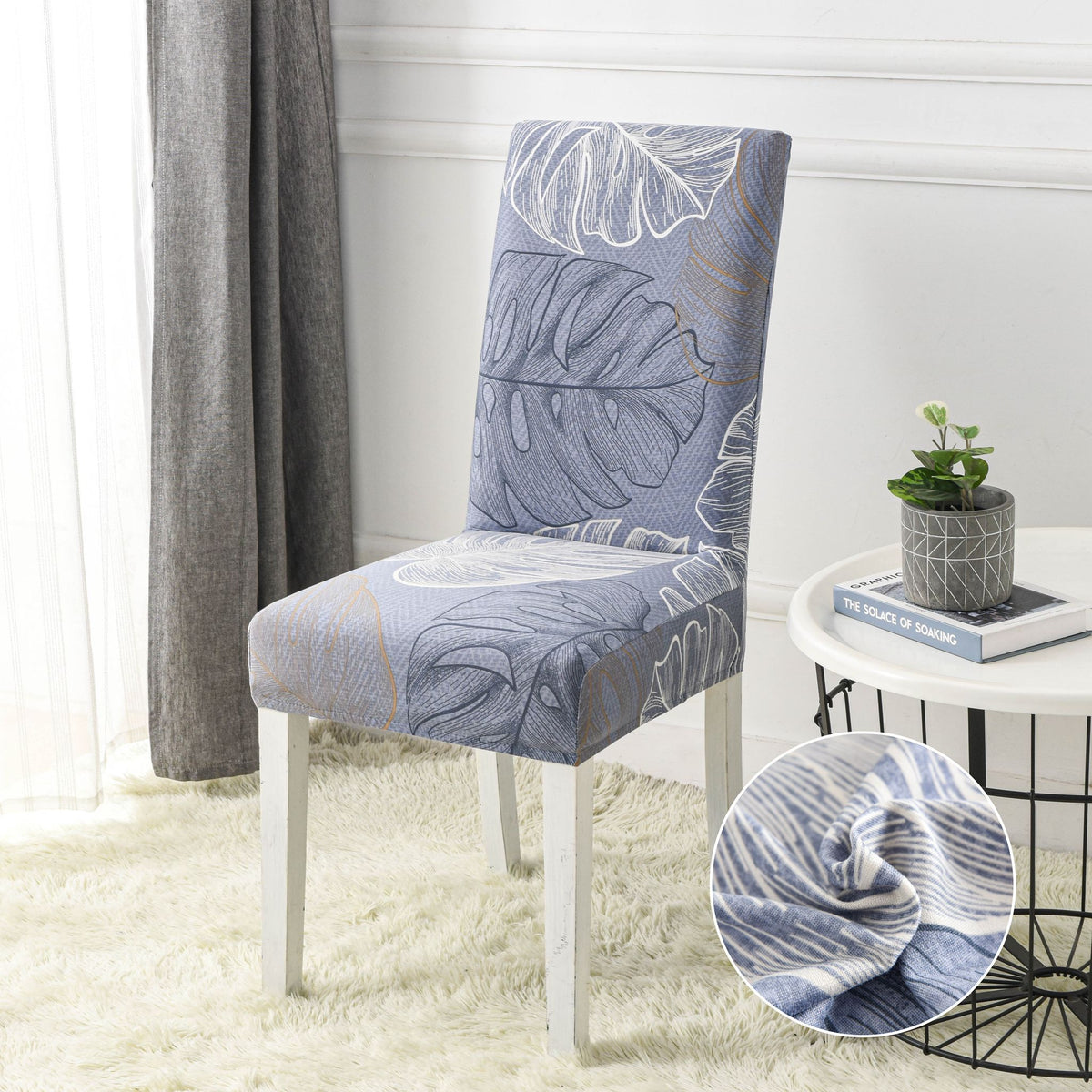 Set 6 huse universale, elastice, pentru scaun