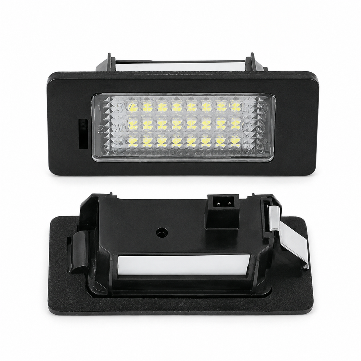 Set 2 lampi LED numar VW, cod H02045, 6500K, Plug &amp; Play, fara eroare bec ars