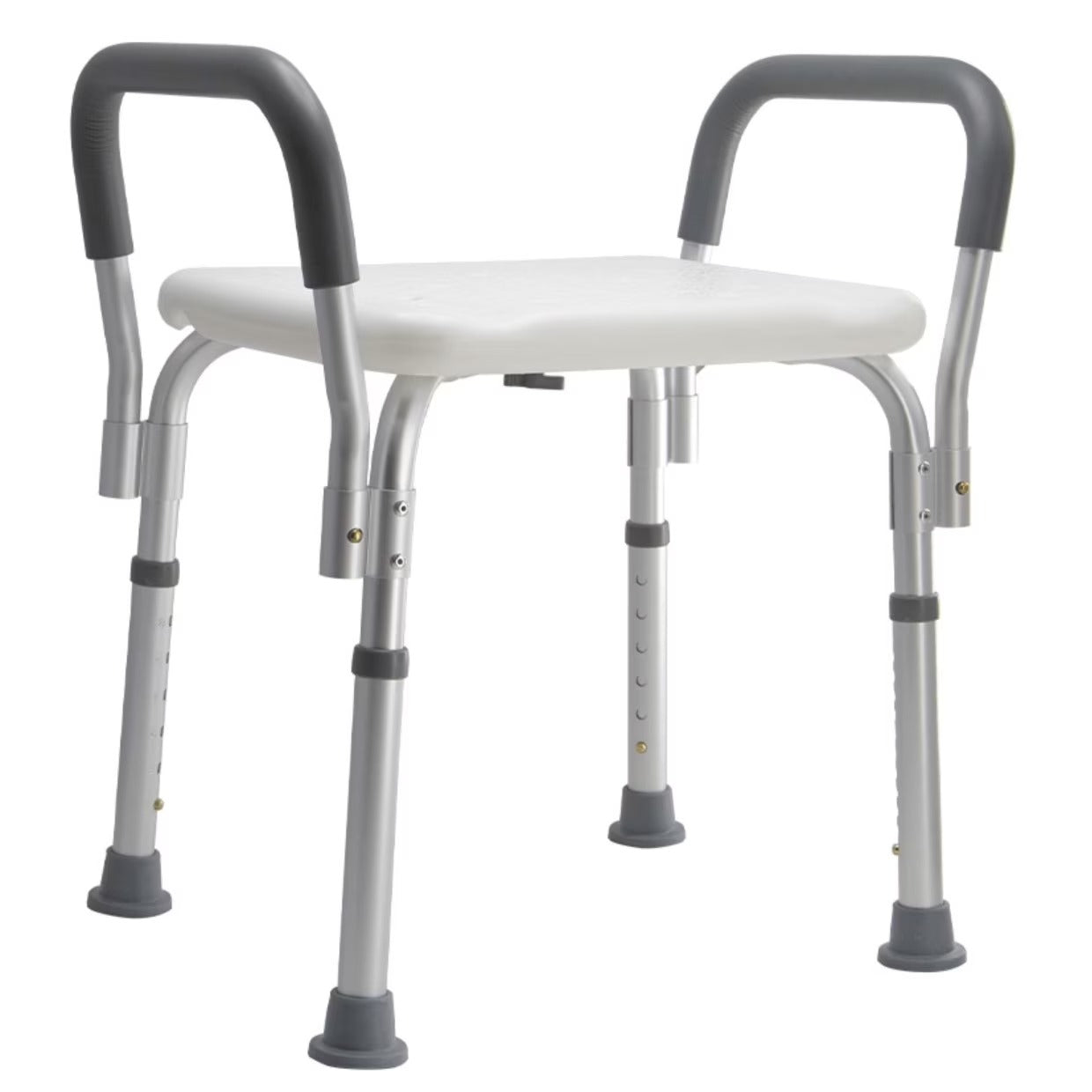 Scaun de Dus Multifunctional Polietilena Sezut Antiderapant Manere Detasabile Inaltime Ajustabila 37.5-49.5cm - detaliu produs
