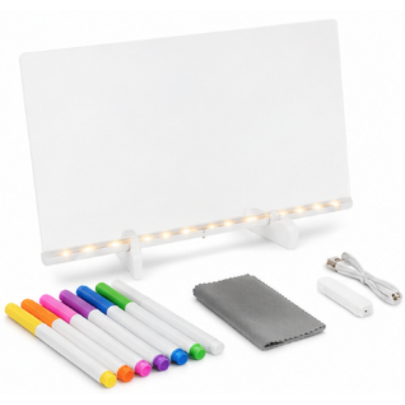 Set Tabla LED pentru Desenat 30x20cm cu USB Alimentare Portabila - detaliu produs