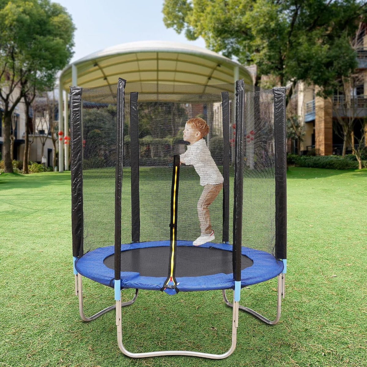 Trambulina cu plasa de siguranta, diametru 183 cm, 3 ani+