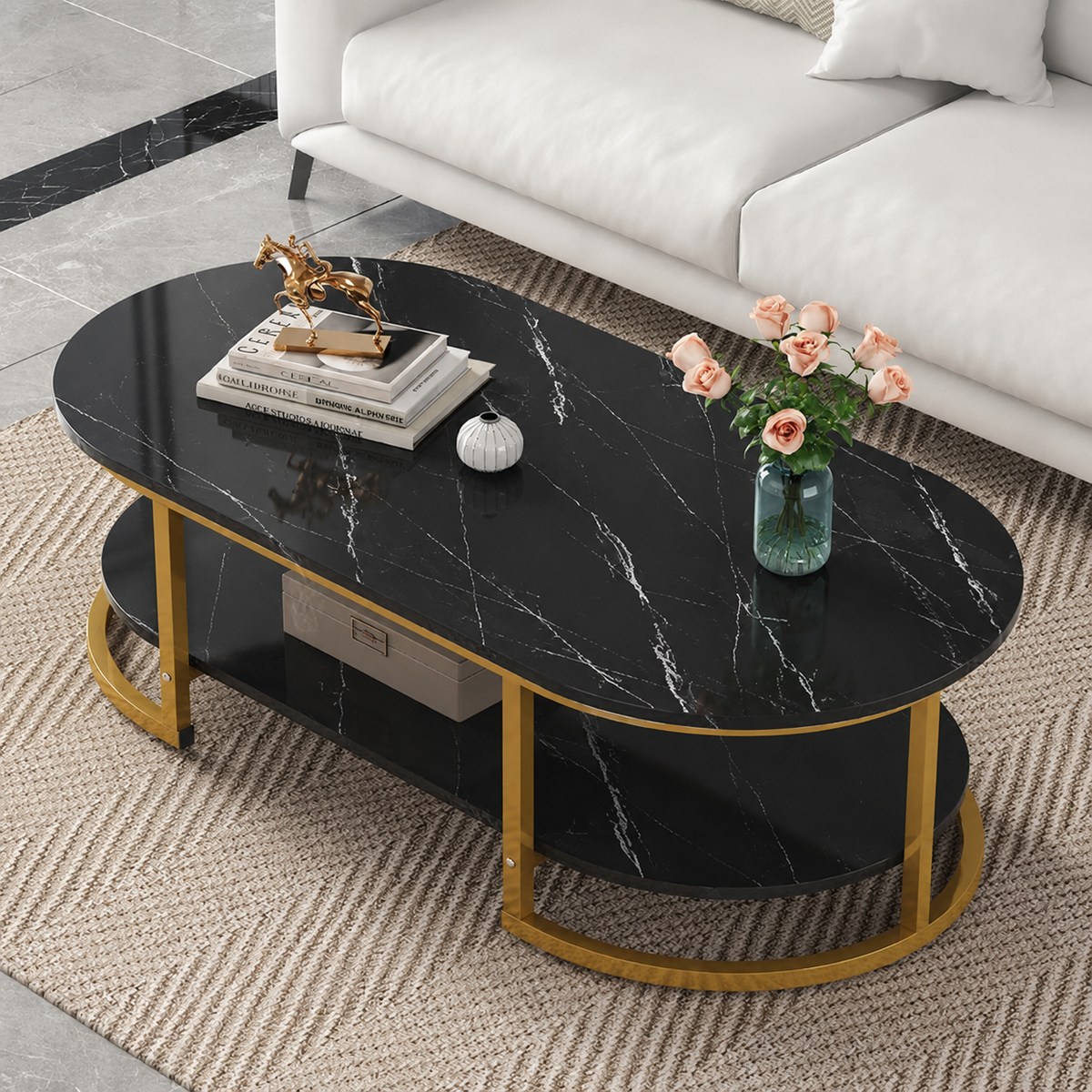 Masuta Ovala Dining Lemn Masiv Design Modern Eleganta - detaliu produs