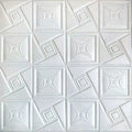 Tapet 3D model geometric în relief auto-adeziv pentru interior, 70 x 77 cm