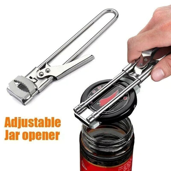 Deschizator reglabil pentru borcane otel inoxidabil capace 0-16 cm - detaliu produs