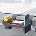 Suport Auto Multifunctional 3 in 1 cu Protectie Silicon Spuma Negru