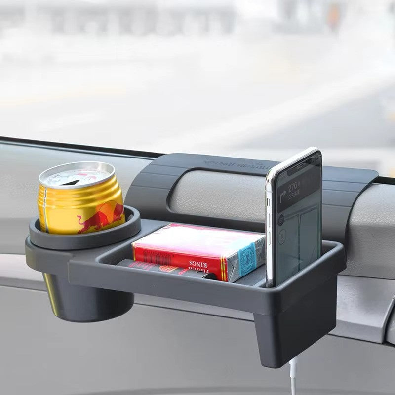 Suport Auto Multifunctional 3 in 1 cu Protectie Silicon Spuma Negru - detaliu produs