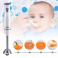 Set Blender 3 in 1 Sonifer SF-8044 cu putere 500W, Mixer vertical, functie Turbo, Multifunctional, alb - imagine 10