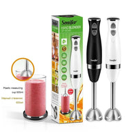 Set Blender 3 in 1 Sonifer SF-8044 cu putere 500W, Mixer vertical, functie Turbo, Multifunctional, alb - imagine 11