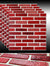 Tapet auto-adeziv 3D cu textura de caramida, 68 x 68 cm, grosime 0.60 mm