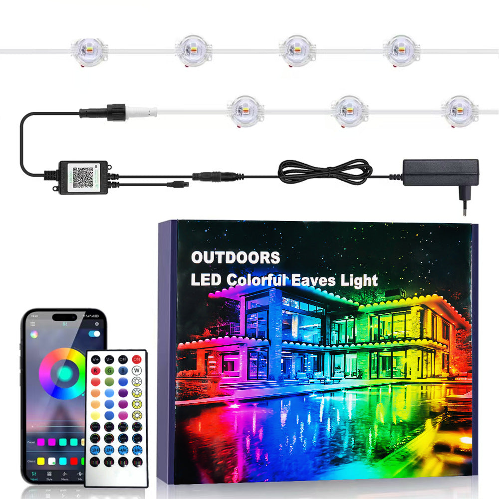 Bandă LED 15m cu 24 LED-uri RGB kit cu telecomandă + controler + alimentator  - imagine principala