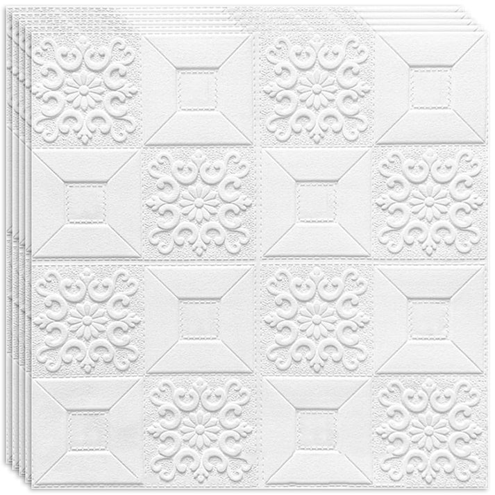 Tapet 3D Autoadeziv Patrate Design Modern pentru Tavan si Perete Usor de Montat - imagine principala