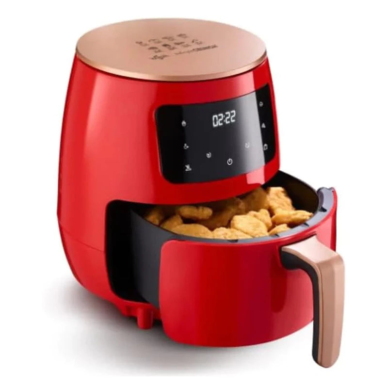 Friteuza cu aer cald, S-18 Air Fryer, 2400W, afisaj digital, LCD Touch control