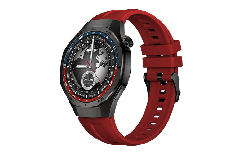 Ceas Smartwatch ENERGYFIT, Ecran AMOLED 1.43", Apel Bluetooth, ChatGPT AI, Notificari Romana, Fitness, Sport, Rezistent Apa 5ATM, Incarcare Wireless, 2 Curele, Negru