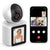 Camera video comunicare bidirectionala, ecran de 2.8 inch, monitorizare bebelusi, apeluri telefonice video, 360°, HD 1080p, infrarosu, detectare miscare, stocare in Cloud si pe card SD