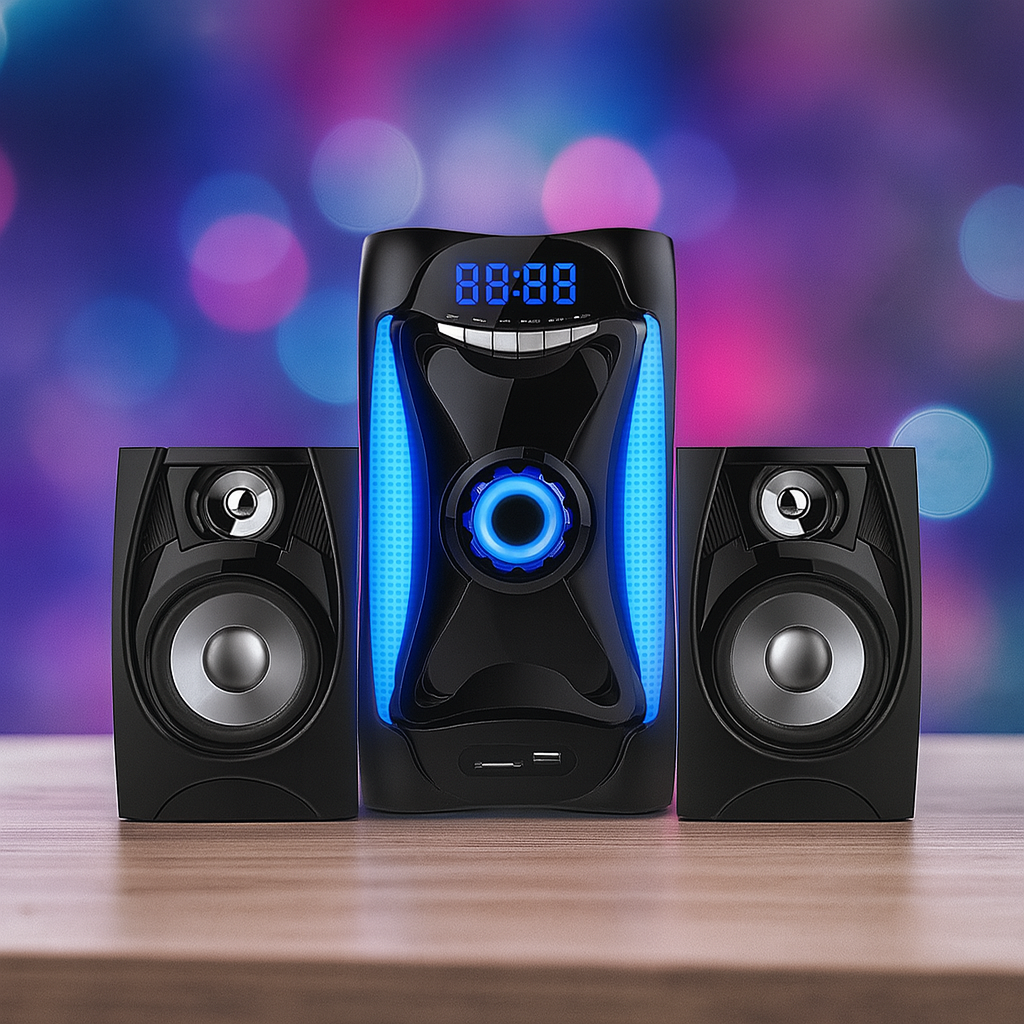 Sistem Home Theater Tsaradia TS-A18 – 30W, Bluetooth, MP3, RGB