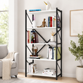 Biblioteca Metalica cu 5 Rafturi pentru Living si Birou, PAL 18 mm, 66 x 34 x 160 cm