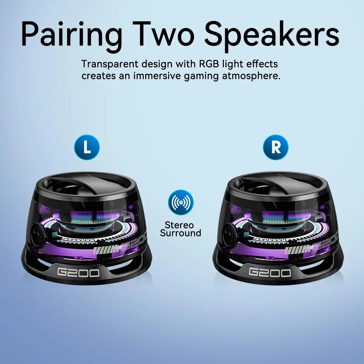 Boxa Portabila Bluetooth Rezistenta la Apa IPX7 cu Magnet, Atasare Magnetica pentru Telefoane & Suprafete Metalice, Sunet Surround 3D, Iluminare RGB, TWS Dual Channel, Negr