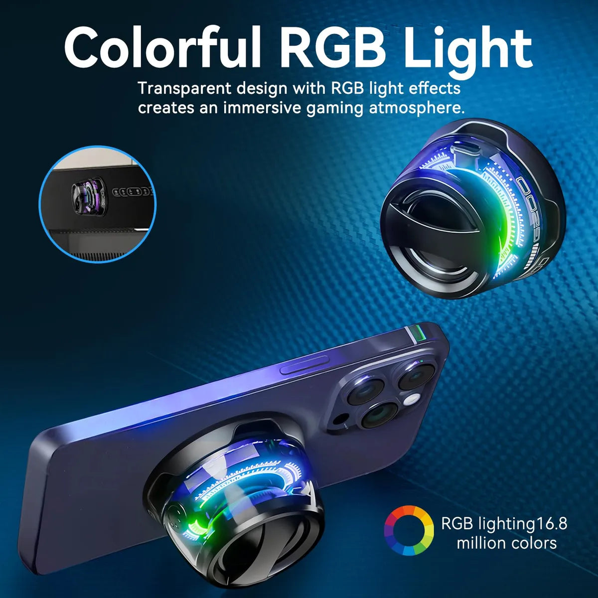 Boxa Portabila Bluetooth Rezistenta la Apa IPX7 cu Magnet, Atasare Magnetica pentru Telefoane & Suprafete Metalice, Sunet Surround 3D, Iluminare RGB, TWS Dual Channel, Negru