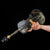 Set decantor in forma de vioara cu 2 pahare si suport din lemn 1000 ml