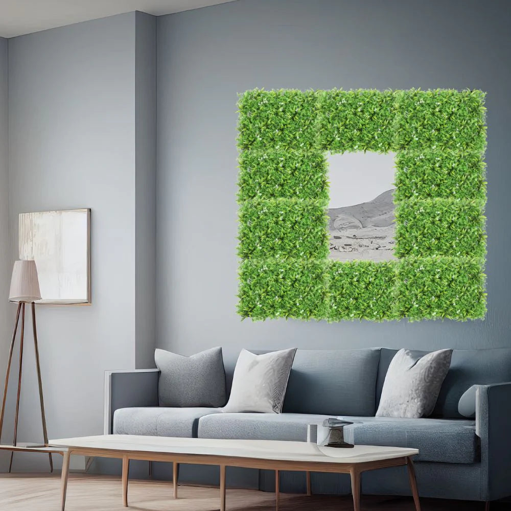 Perete verde artificial, gradini verticale din plante artificiale 60x40cm