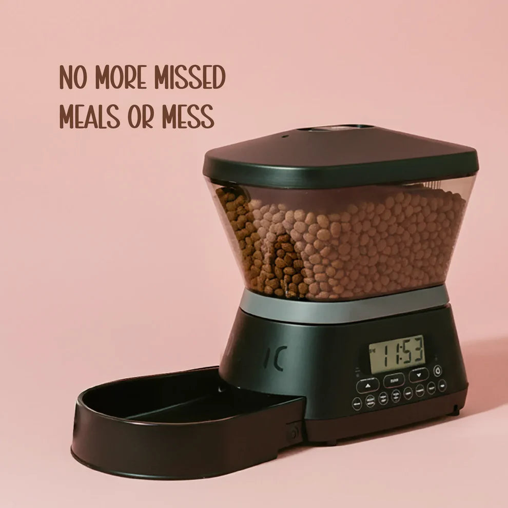 Dozator automat hrana pentru caini si pisici Gamma2 Nano programabil, 5,5L