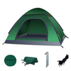Cort camping cu deschidere automata pop-up, impermeabil, protectie UV, 2 usi, saltea inclusa
