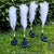 Set 2 lampi solare tip stuf de pampas pentru gradina