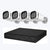 Sistem de supraveghere Wireless, 4 camere 1080p AHD/TVI/CVI pentru exterior/interior cu viziune nocturna în infraroșu