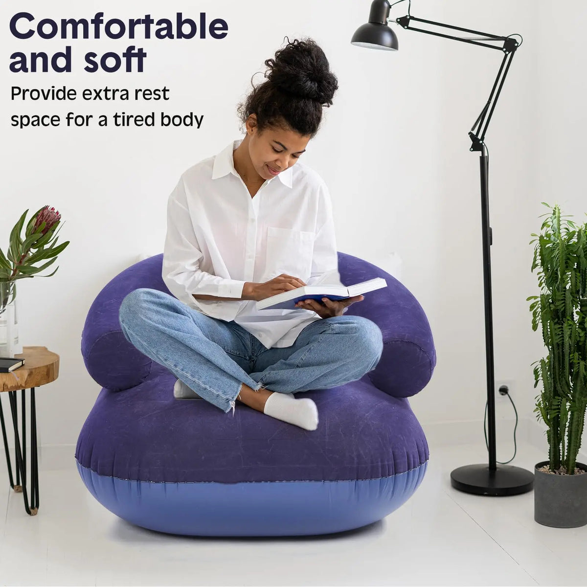 Fotoliu Gonflabil Interior/Exterior 91 x 91 cm