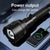 Lanterna profesionala LED XHP360, 5000 lumeni, 5 moduri luminare, Zoom, incarcare USB