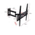 Suport TV perete 26-55 inch ( 66 cm - 140 cm), Maxim 30 kg, Ajustabil, VESA: până la 400 x 400 mm, Negru