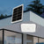 Aplica LED 100W,200W sau 300W cu Panou Solar, Interior/Exterior, Plafoniera Patrata, Lumina Rece/Calda