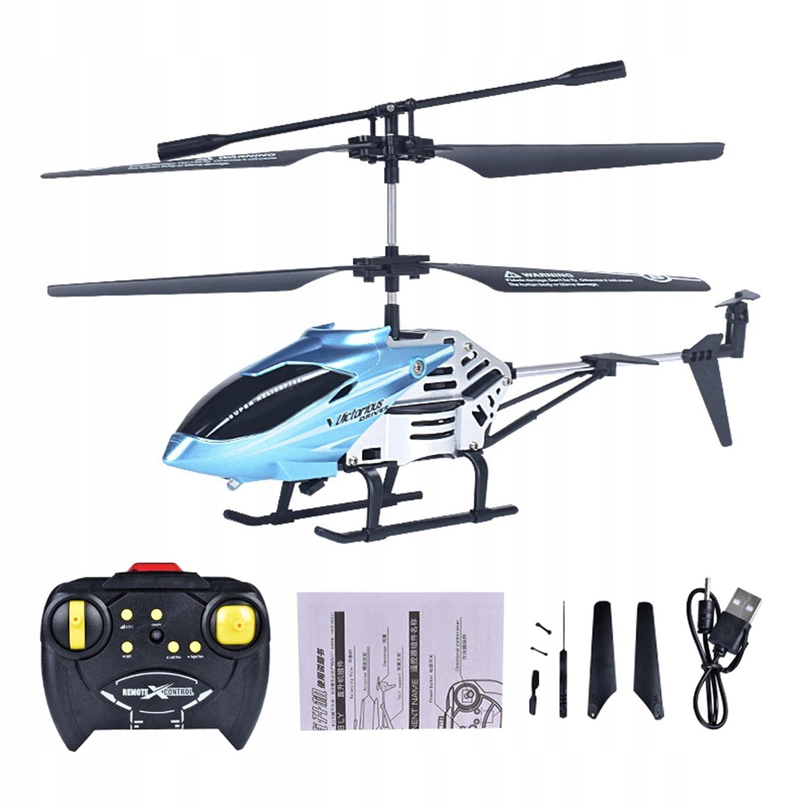 Jucarie Elicopter cu telecomanda pentru copii 30m, 8 minute, 65g, 24x11x4.3 cm