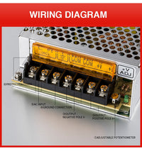 Sursa de tensiune in comutatie 12V, 5 sau 10A stabilizata pentru sisteme de supraveghere - imagine 7