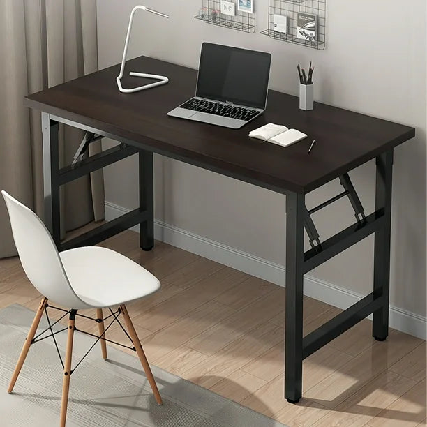 RESIGILAT - Birou pliabil, cadru metalic, blat MDF 16mm, 120x60cm