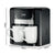 Aparat de cafea RAF 1000W cu 2 cani ceramice si lingura de masurare incluse, 420ml