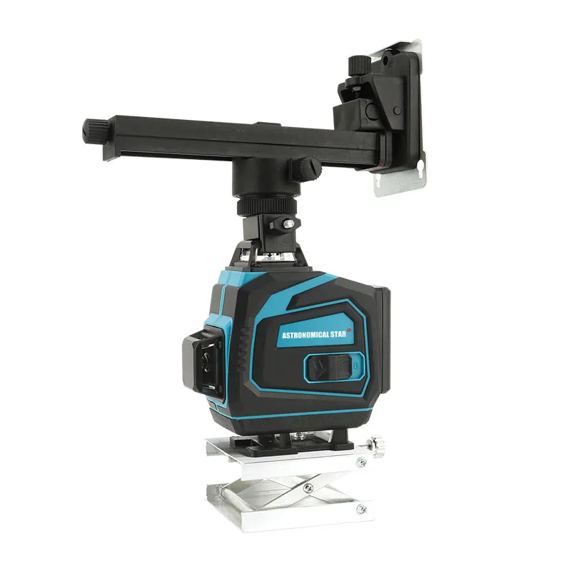 Kit Nivela Laser, autonivelare, telecomanda, linii verzi, 4x360°, trepied inclus