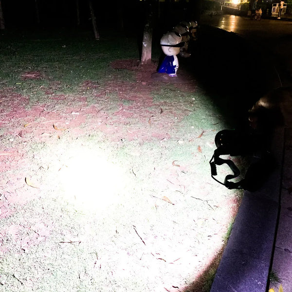 Lanterna Frontala LED 10W Indicator 3x18650 la USB P70 W644