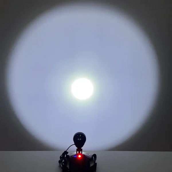 Lanterna Frontala LED 10W Indicator 3x18650 la USB P70 W644